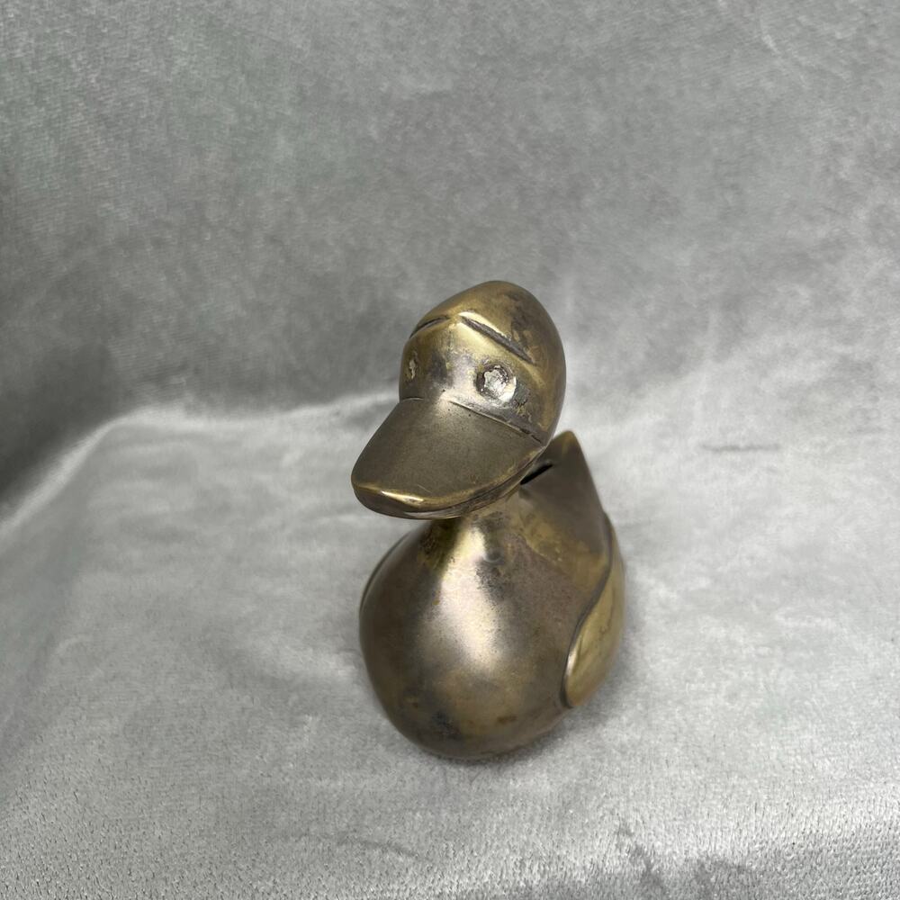 Vintage Brass Duck Figurine - Picture 2 of 7